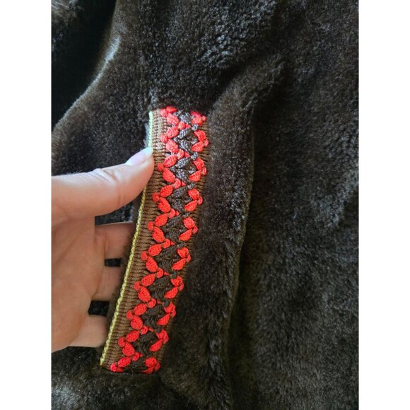 UGG Marlene Sherpa Jacket Heritage Braid Size Medium - Picture 8 of 10